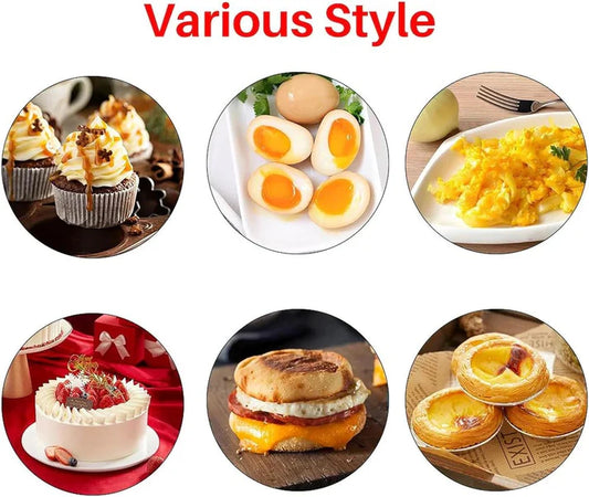 350W Electric Egg Cooker & Poacher – White Assorted Color Egg Steamer, Auto Shut-Off for Up to 7 Eggs – Boiled, Poached & Steamed Veggie Maker